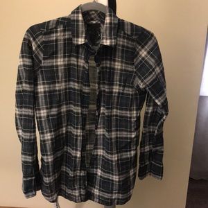 JCrew plaid button down